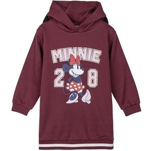 CERDÁ LIFE'S LITTLE MOMENTS Minnie-jurk van geborsteld katoen voor meisjes en meisjes, Donker Rood, 3 jaar