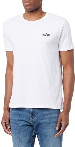 Alpha Industries - T-shirt - Zwart - Katoen - Normale Pasvorm