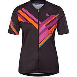 Ziener Narisa Fietsshirt/Fietsshirt voor dames - mountainbike/racefietsen - ademend|sneldrogend, elastisch|korte mouwen,