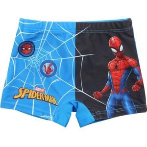 Spiderman zwemboxershorts, leuk en kleurrijk ontwerp, perfect voor wateractiviteiten in de zomer, Blauw, 8 Jaren