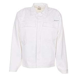 Planam Maat 52 BW 290 herenjas, zuiver wit, model 0110