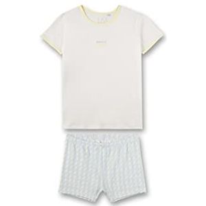 Sanetta Meisjes 245417 Pyjamaset, White Pebble, 164, wit pebble, 164 cm