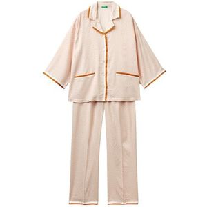 United Colors of Benetton Pig(hemd + pant) 41HH3P00E pyjama-set, pastelroze 61Q, M dames, pastelroze 61q, M