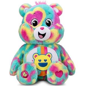 Care Bears | Good Vibes Bear 60cm pluche | Verzamelbare schattige knuffel, gigantische teddybeer, knuffels voor kinderen, zacht speelgoed voor meisjesjongens, teddy geschikt voor meisjesjongens 4+