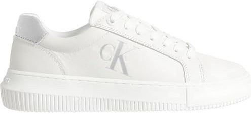 Calvin Klein - Cupsole Laceup Sneakers - Wit - Leer