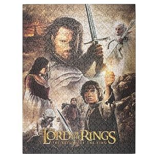 Grupo Erik Puzzel The Lord Of The Rings: The Return Of The King - Legpuzzel 500 Stukjes - 61 x 45,7 cm - Inclusief geschenkverpakking en poster