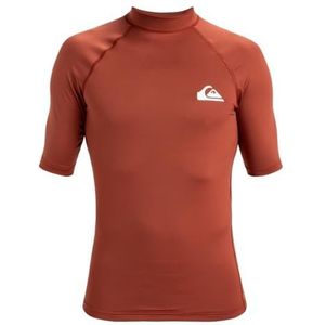 Quiksilver Upf50 Heren T-shirt, Henna, XS
