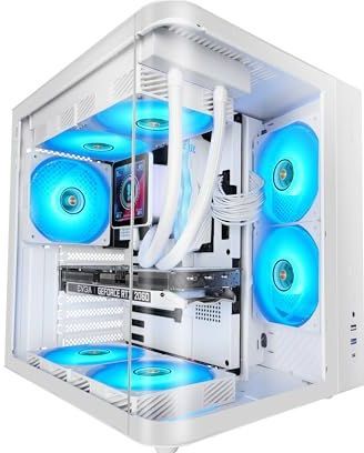 Mars Gaming MC-CURV - ATX Gaming-behuizing - Dubbele Kamerstructuur - Gehard Glas