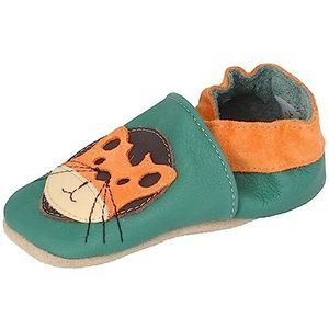 Beck Baby-jongens kleine tijger pantoffels, groen, 16 EU