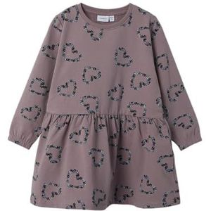 Name It - NMFOLUKRIA LS SWEAT DRESS - Mini-jurk - Toadstool - Lange Mouwen