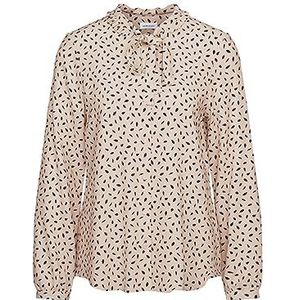 Seidensticker Damesblouse met lange mouwen, regular fit, beige, 36