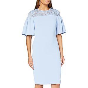 Gina Bacconi Dames moscrêpe jurk cocktail, Noordelijk Blauw, 38 NL