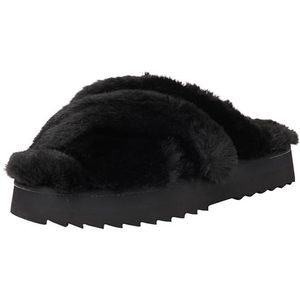 Tommy Hilfiger Dames Premium Strap Home Slipper, Zwart, 38 EU