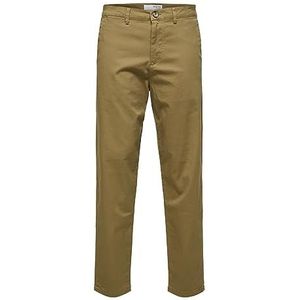 SELECTED HOMME Chino voor heren, groen, 33W / 32L