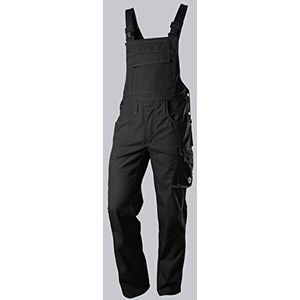 BP Werkbroek voor mannen, hoge taille op de rug, 285,00 g/m² stofmix met stretch, bruin/zwart, 48 n