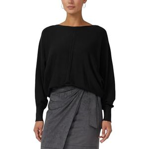 s.Oliver - Gebreide Trui - Ajour Details - Relaxed Fit - Boothals