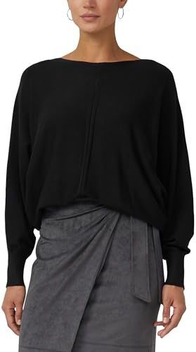 s.Oliver - Gebreide Trui - Ajour Details - Relaxed Fit - Boothals