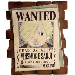 PLASTOY - SPAARVARKEN ONE PIECE : poster WANTED SANJI