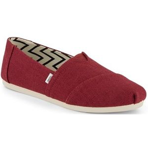 TOMS Dames Alpargata Loafer Plat, Ruby Heritage Canvas, 9 UK, Ruby Heritage Canvas, 42.5 EU