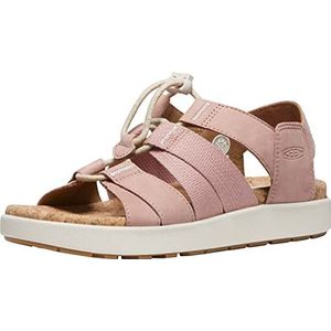 KEEN Elle Slingback Sandalen met gemengde riem voor dames, Fawn Berk, 39.5 EU