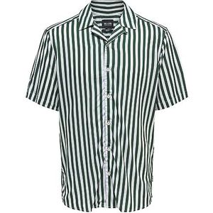 ONLY & SONS Men's ONSWAYNE Life SS Viscose Shirt NOOS Hemd, Dark Green, S