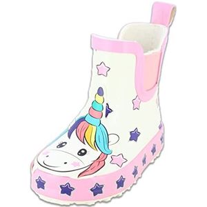 Beck Little Unicorn rubberlaarzen voor jongens en meisjes, multicolor, 24 EU