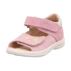 Superfit Jongens meisjes Polly sandaal, roze/zilver 5500, 18 EU, Roze Zilver 5500, 18 EU