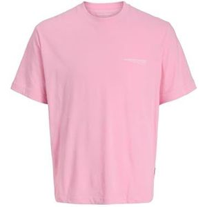 JACK & JONES Jorbillyburg Photo Tee Ss Crew Neck, prism roze, XXL