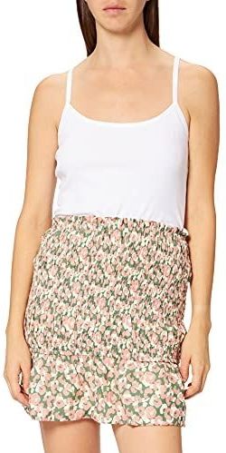 NA-KD Rok  groen / perzik / wit