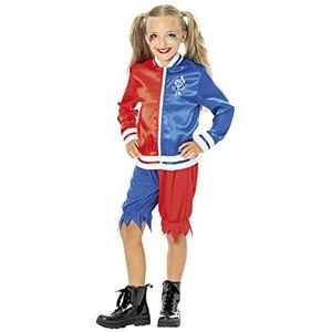 Rubies Harley Quinn kostuum voor meisjes, Green Collection, duurzaam kostuum, top en broek, bedrukt, officiële Warner Bros voor carnaval, Halloween, Kerstmis en verjaardag