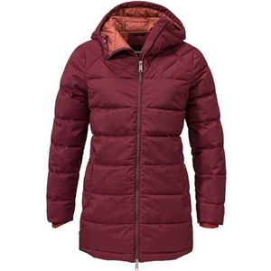 Schöffel Dames geïsoleerde parka Boston L, Dark Burgundy, 34