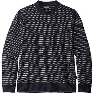 Patagonia Heren M 's Recycled Wool Sweater Sweatshirt, Classic Navy, M