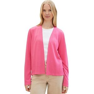 TOM TAILOR T-shirt met lange mouwen voor dames, 15799 - Carmine Pink, XXS
