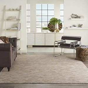 NOURISON Postiano Indoor/Outdoor Solid Beige 5' x 7' Area Rug 5' x 7'