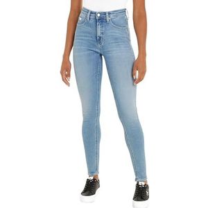 Calvin Klein Jeans Skinny broek met hoge taille voor dames, Denim Light, 27W / 32L