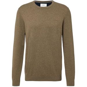 s.Oliver - Trui - Bruin Gemêleerd - Lange Mouw