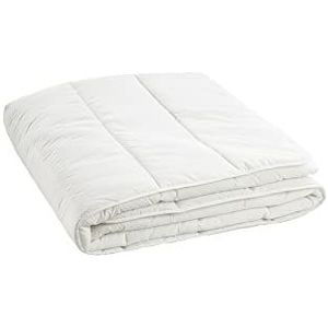 Italian Bed Linen Prestige Zomerdekbed van microvezel, wit, dubbelzijdig, 100%