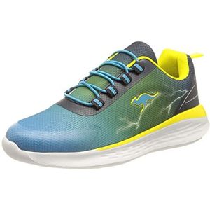 KangaROOS Uniseks Kq-Light sneakers, Sky Neon Geel, 39 EU