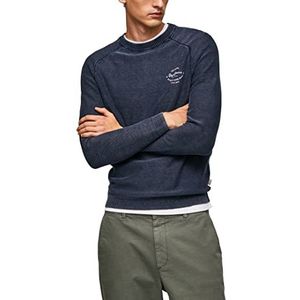 Pepe Jeans Heren Pick Sweater, Blauw (Indigo), S