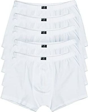 JP 1880 - Boxershorts - Wit - Grote Maten - 5 Stuks