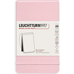 LEUCHTTURM1917 364402 Pocket Notitieblok (A6), hardcover, 184 genummerde pagina's, blanco, poeder