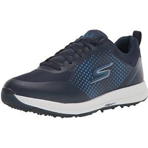 Skechers Heren 214031 Trainers, Navy synthetisch textiel blauwe rand, 42 EU