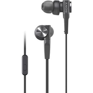 Sony MDR-XB55AP Oordopjes Zwart