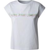 Pepe Jeans - Aurore - T-shirt - Wit - Korte Mouwen