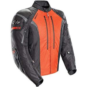 Joe Rocket 1651-5705 Atomic Heren 5.0 Textiel Motorjas (Oranje, X-Large)