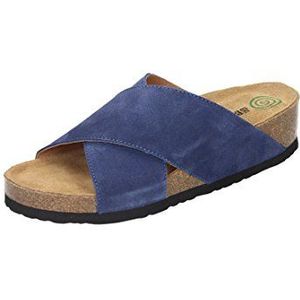 Dr. Brinkmann Dames 700922 slippers, blauw, 36 EU
