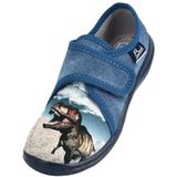BECK - Spinosaurus - Huisschoenen - Blauw Denim - Antraciet - Stone Grey - Wit