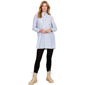 SOYACONCEPT Tuniek shirt voor dames, Cashmere Blue Combi, M