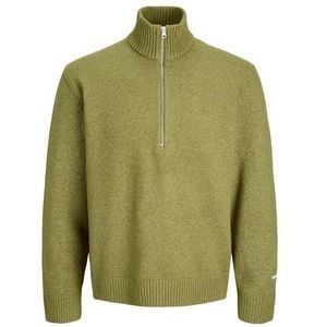 Jack & Jones - JORNORREBRO - Trui - Olijfgroen - Schipperskraag