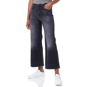 7 For All Mankind Dames The Cropped JO Slim Illusion Jeans, Zwart, Regular
